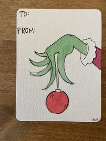 Handmade Christmas Gift Tags (4-pack)