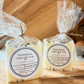 Lavender Tallow Soap (3.5–4oz)
