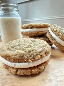 Fresh-Milled Oatmeal Cream Pies