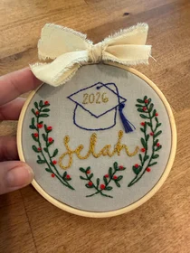 4" Custom Keepsake Ornament - Graduation